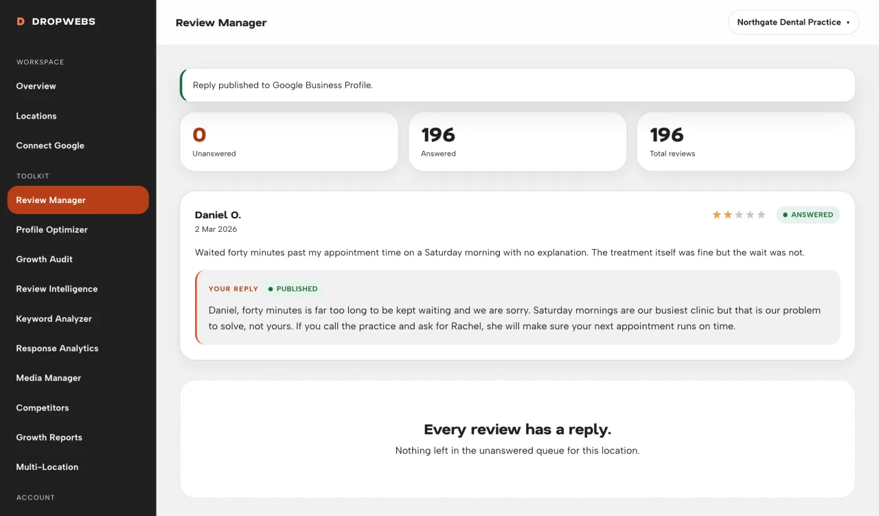 Publish control after a draft is approved